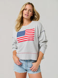 American Flag Relaxed Sweatshirt