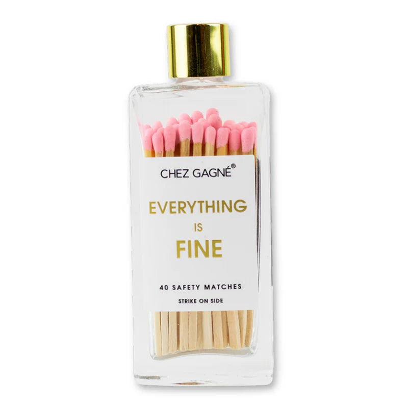 Matches in a Glass Bottle