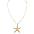 Shell Bead Starfish Necklace