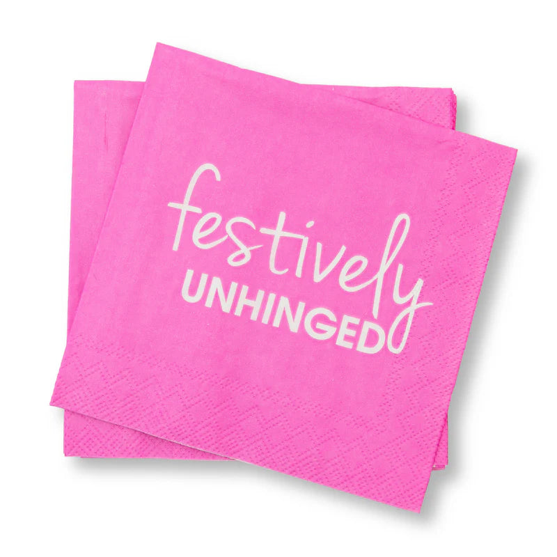 Festively Unhinged Napkins