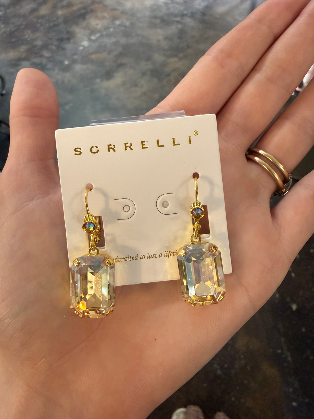 Chunky Gold Diamond Earrings