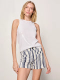 Summer Shine Sequin Shell White