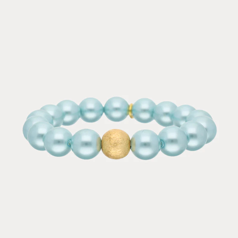 Celeste Pearl Mala Beaded Bracelet