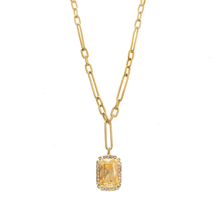 Soleil Necklace in Golden Shadow