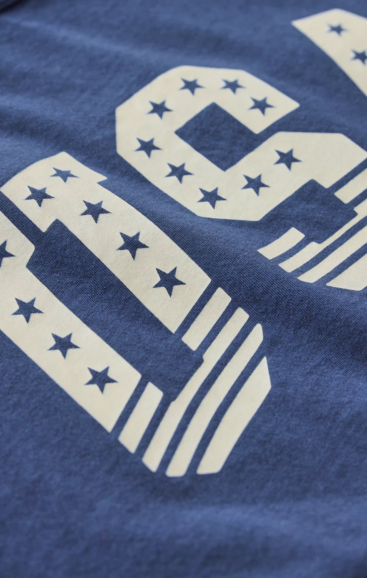 Stars and Stripes Muscle Tank True Navy