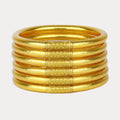 Gold All Weather Bangles (Set of 6)