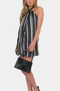 twist mini dress