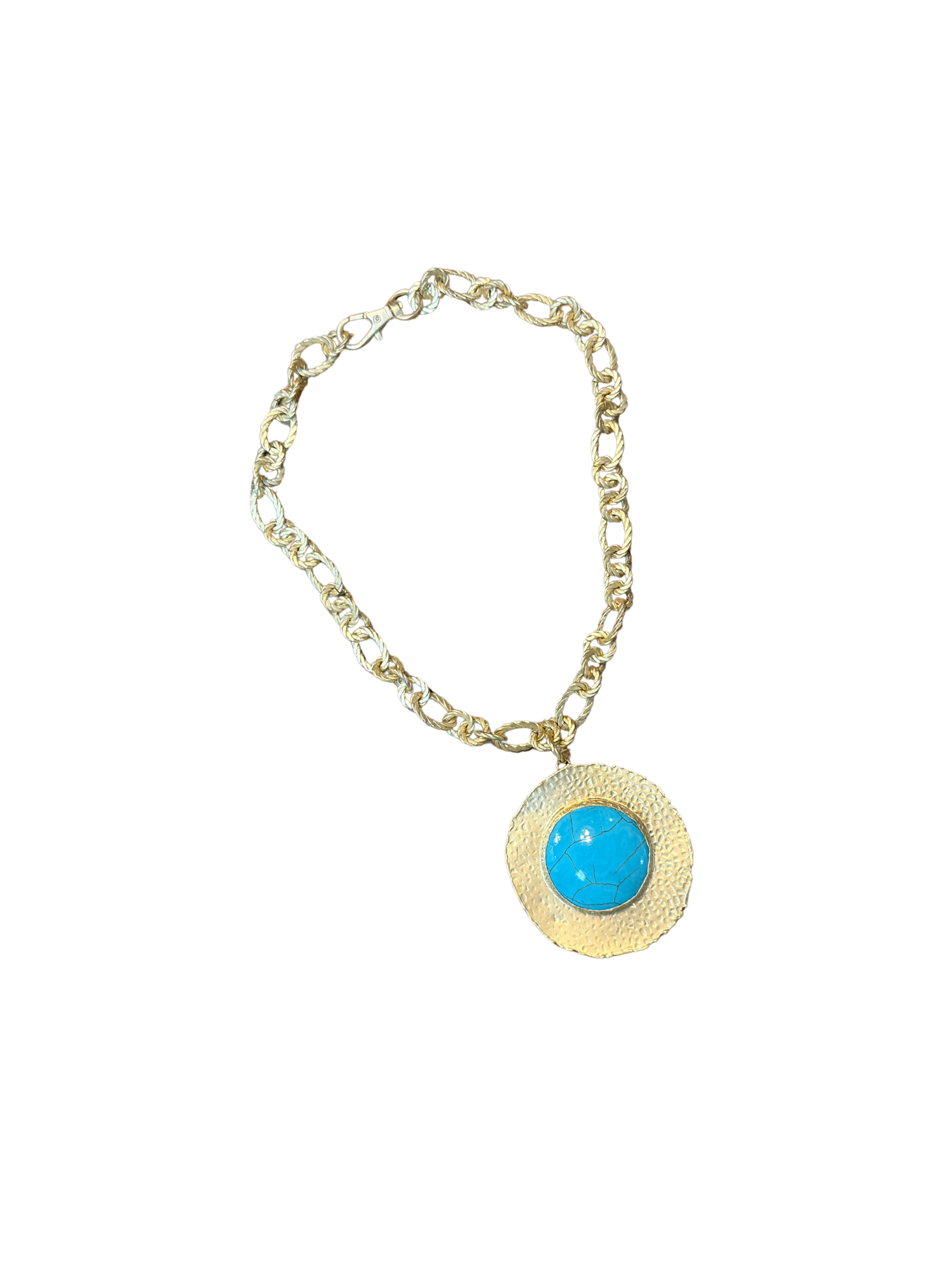 Virtue Twisted Rope with Gemstone Bezel Disc