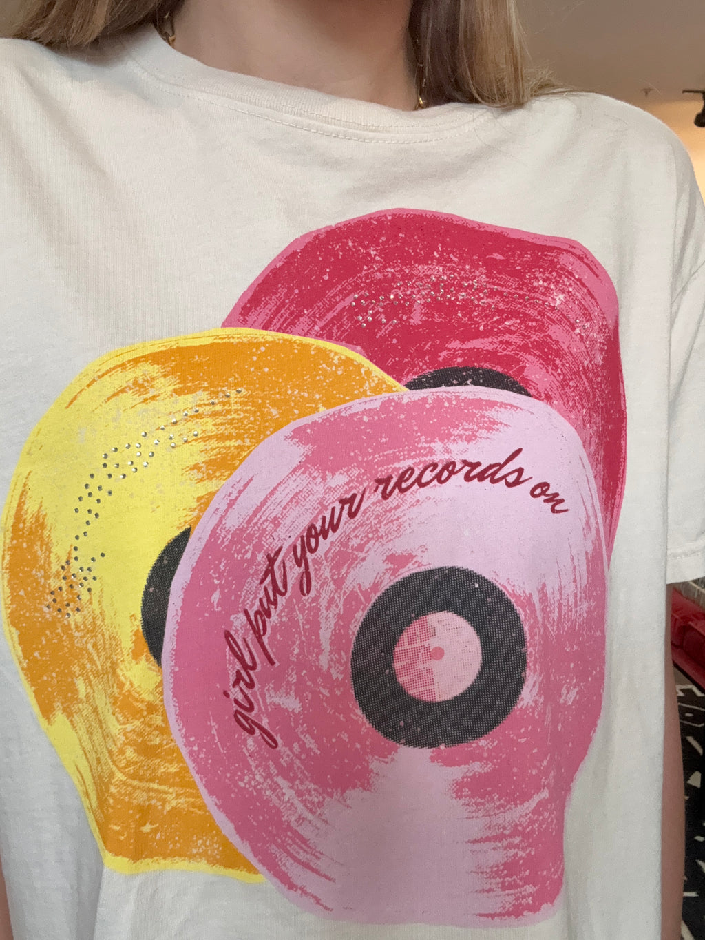 Girl Put Your Records On Graphic Tee