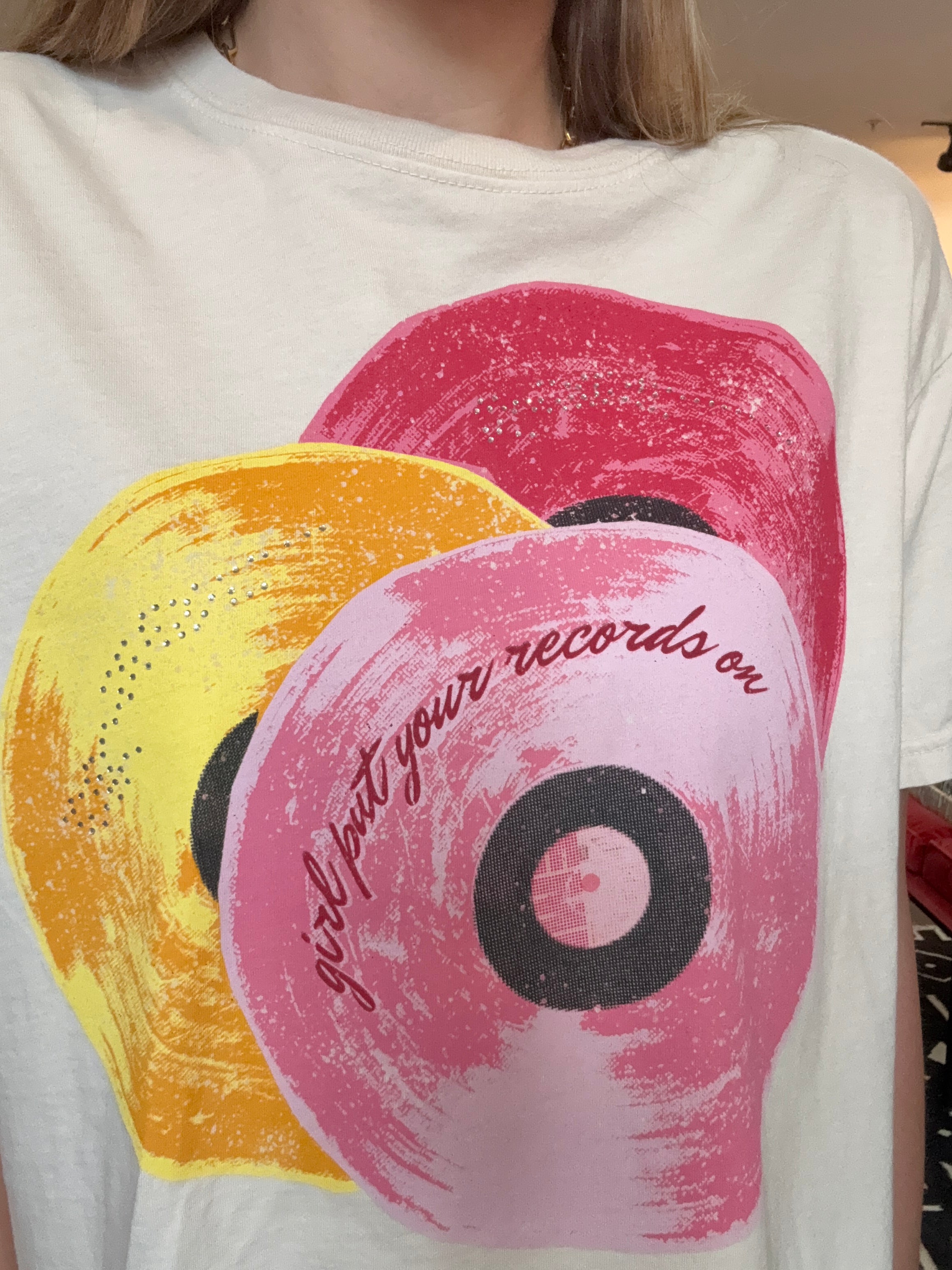 Girl Put Your Records On Graphic Tee