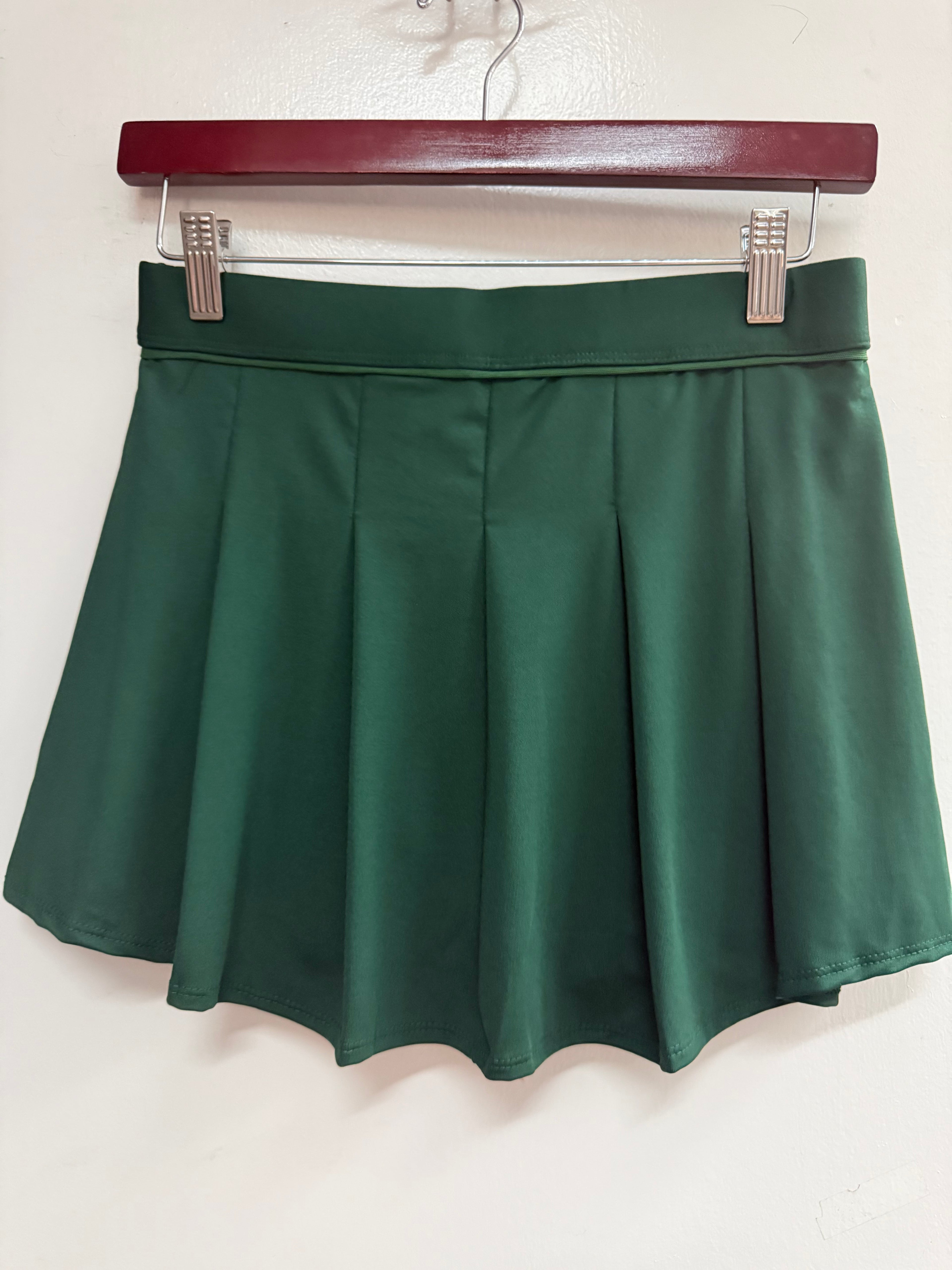 W855 team love pleat skirt/LL