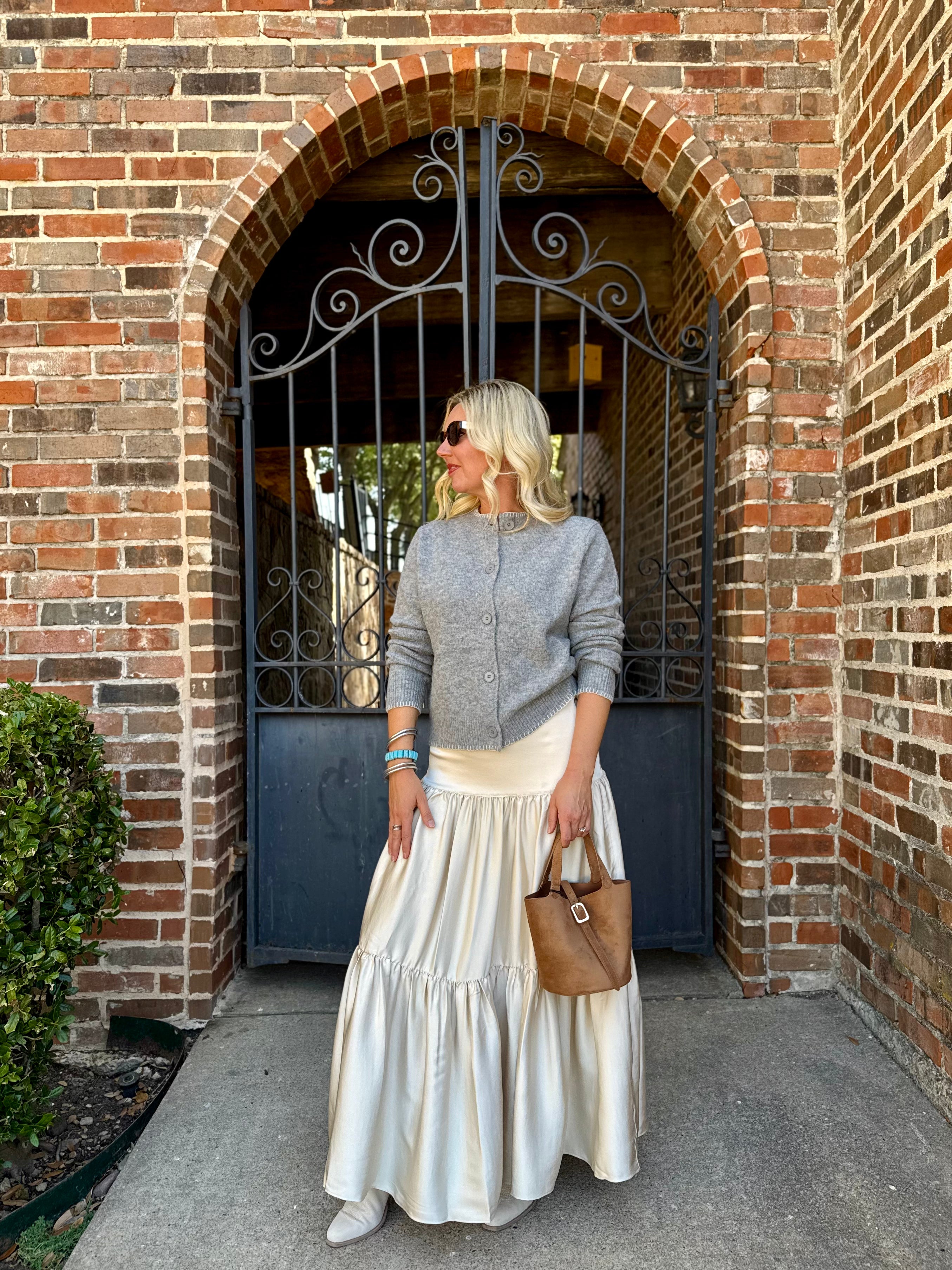 W936 Juliette satin maxi/FP