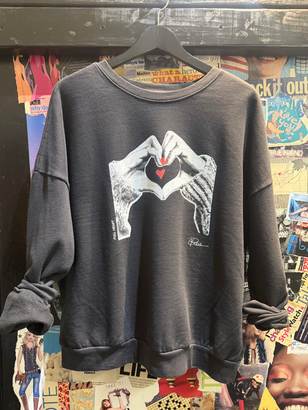W971 full heart cozy ss/CP