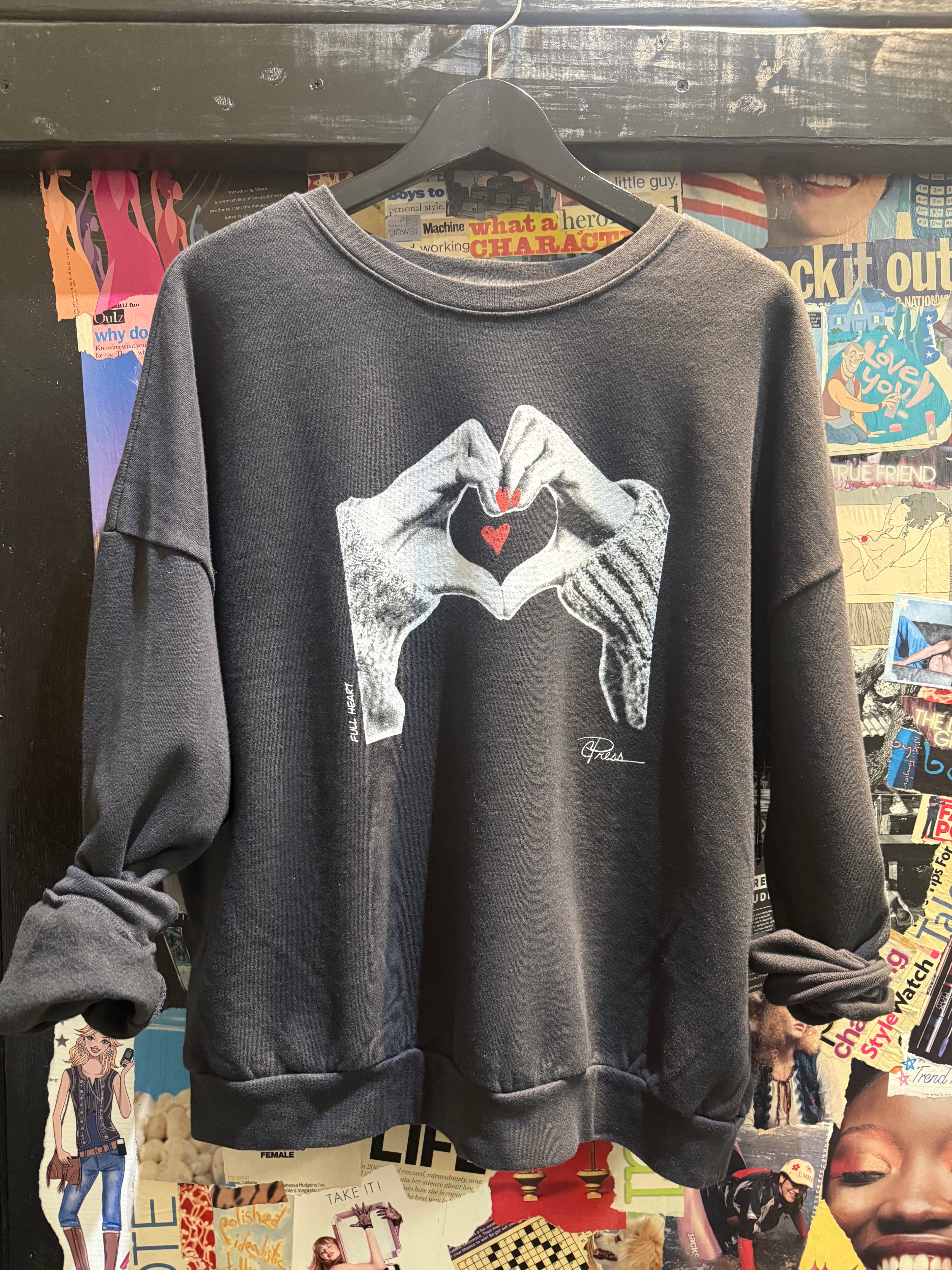 W971 full heart cozy ss/CP