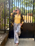 W880 Dis leopard wash pant/ VH
