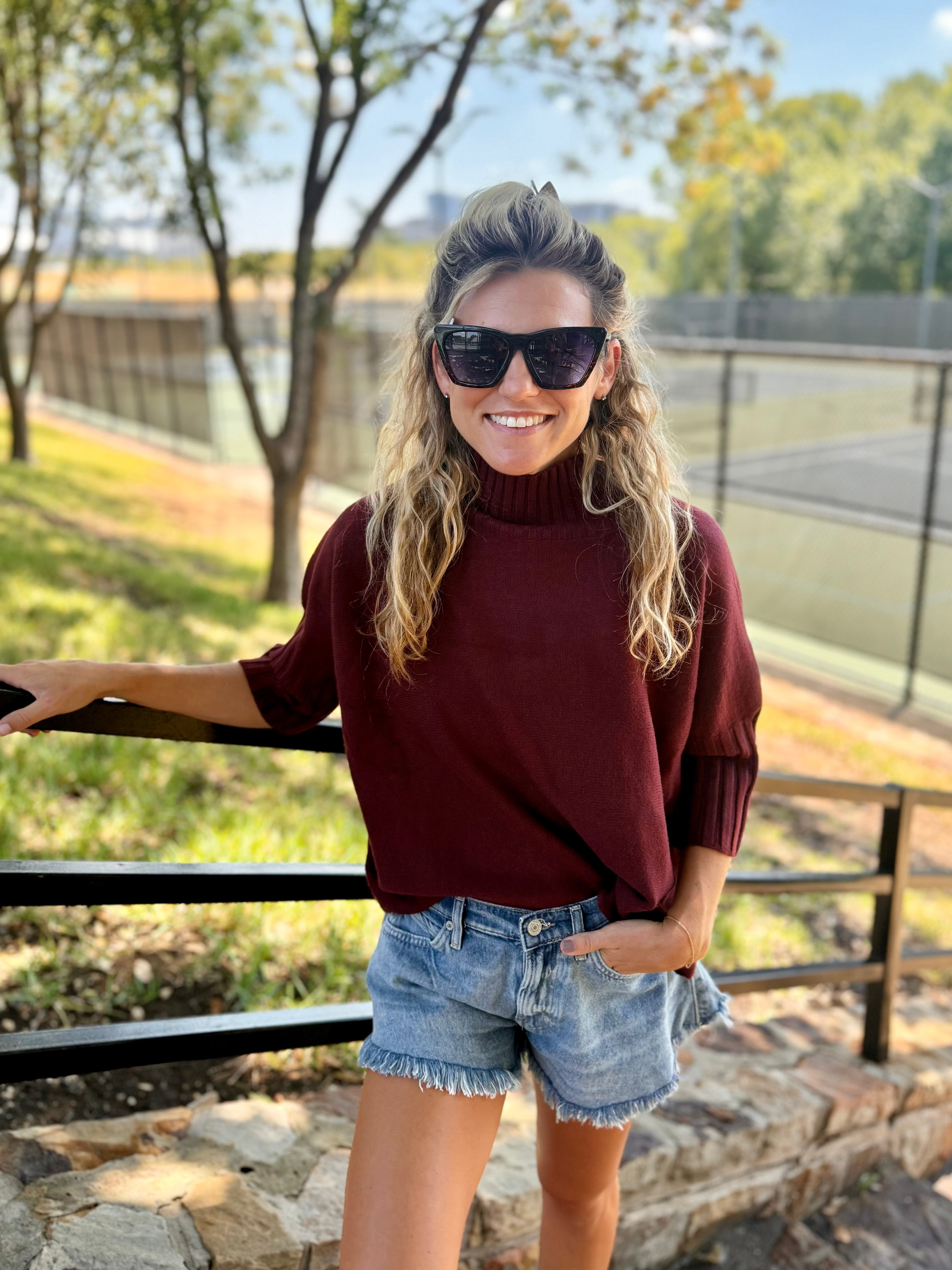 W853 maple turtlenec sweater/RR