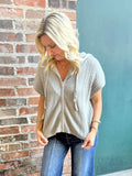 W854 rowan zip hood knit sweater/RR