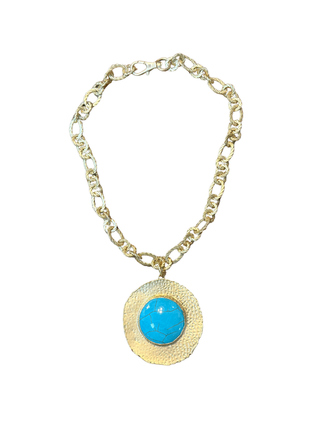 Virtue Twisted Rope with Gemstone Bezel Disc