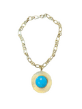Virtue Twisted Rope with Gemstone Bezel Disc
