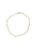 Virtue Enamel Flower Chain 16”