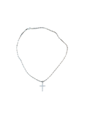 Virtue Petite Rope Chain 16" w/ CZ Cross