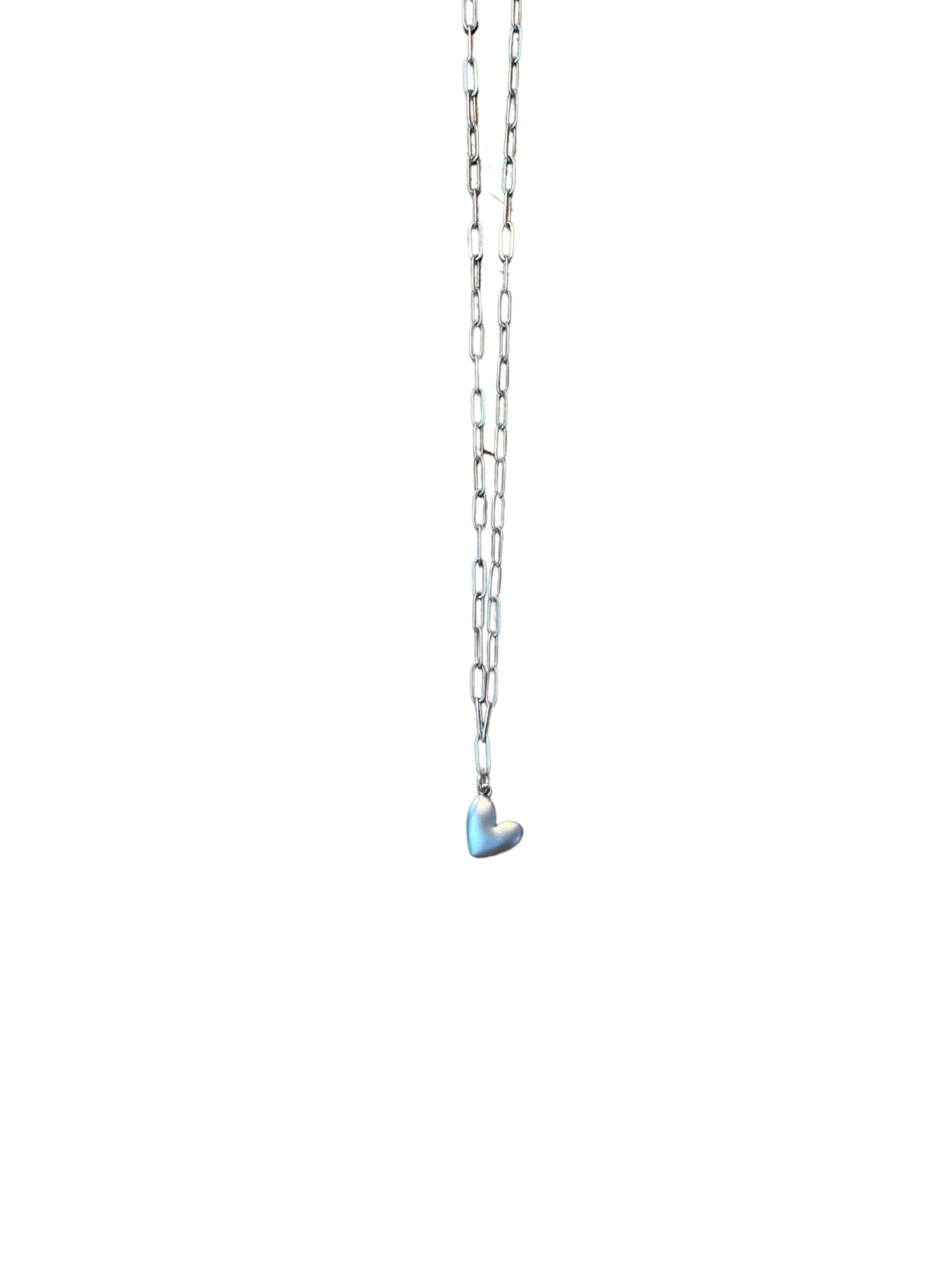 Virtue 16" Paperclip with Puffy Sideways Heart