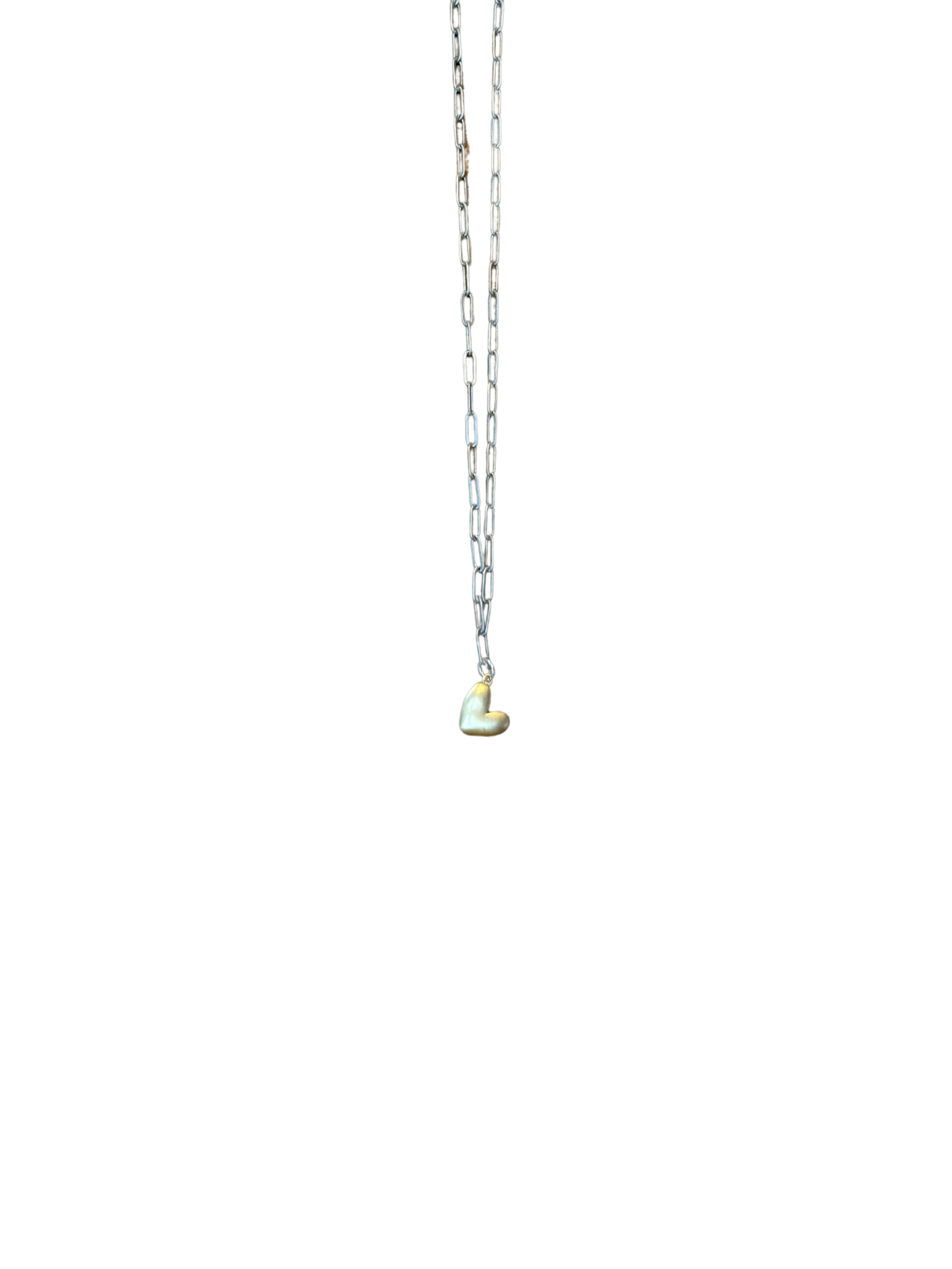 Virtue 16" Paperclip with Puffy Sideways Heart