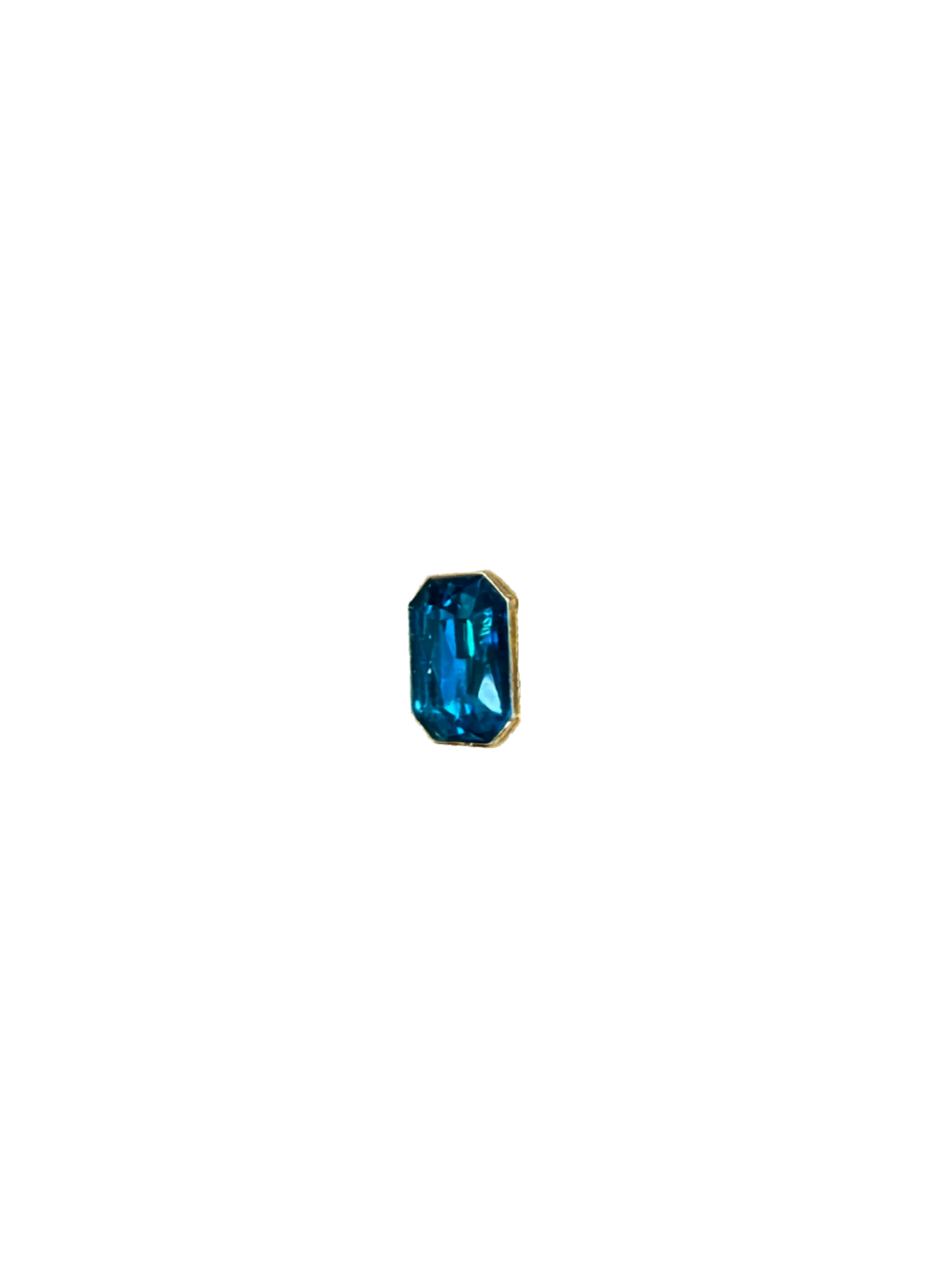 Virtue Adjustable Rhinestone Rectangle Ring