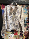 W877 Leopard print qtr zip/VH