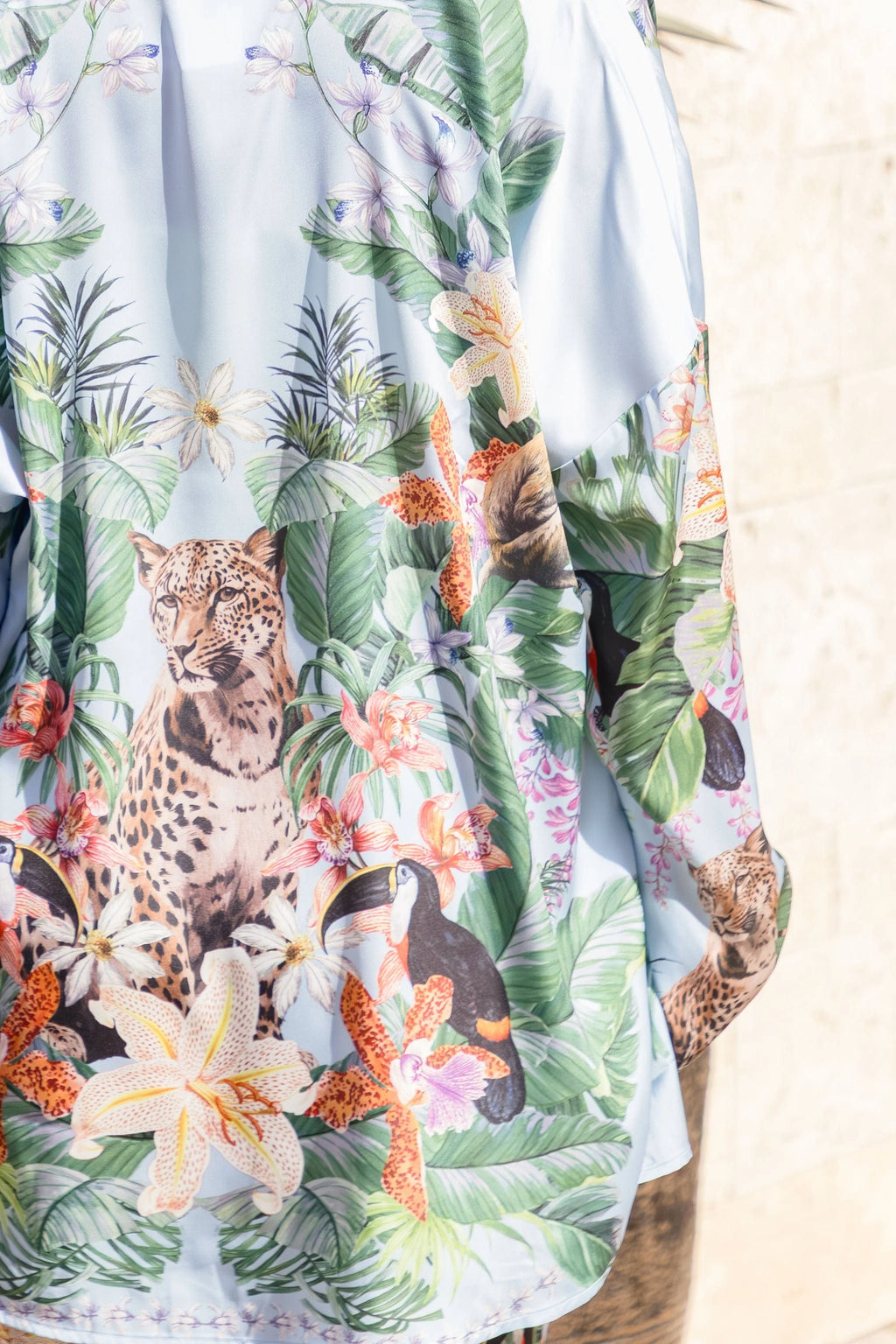 Overslept Wild Jungle Mirage Silky Top