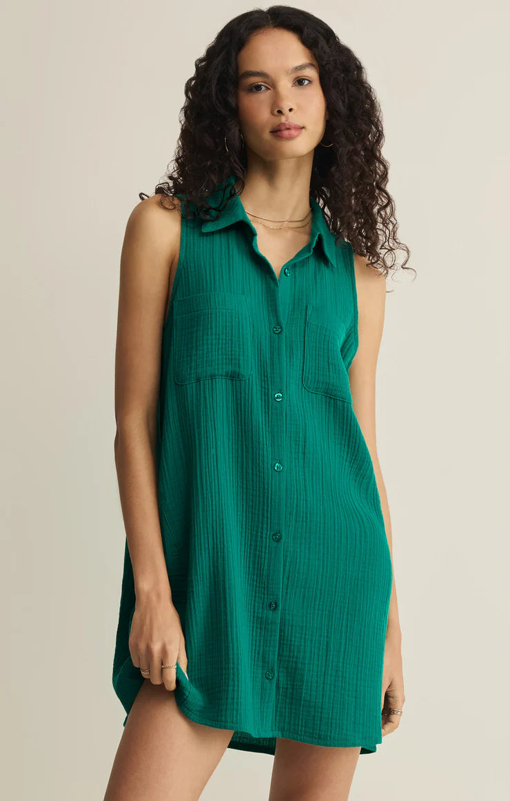 New Light Crinkle Mini Dress