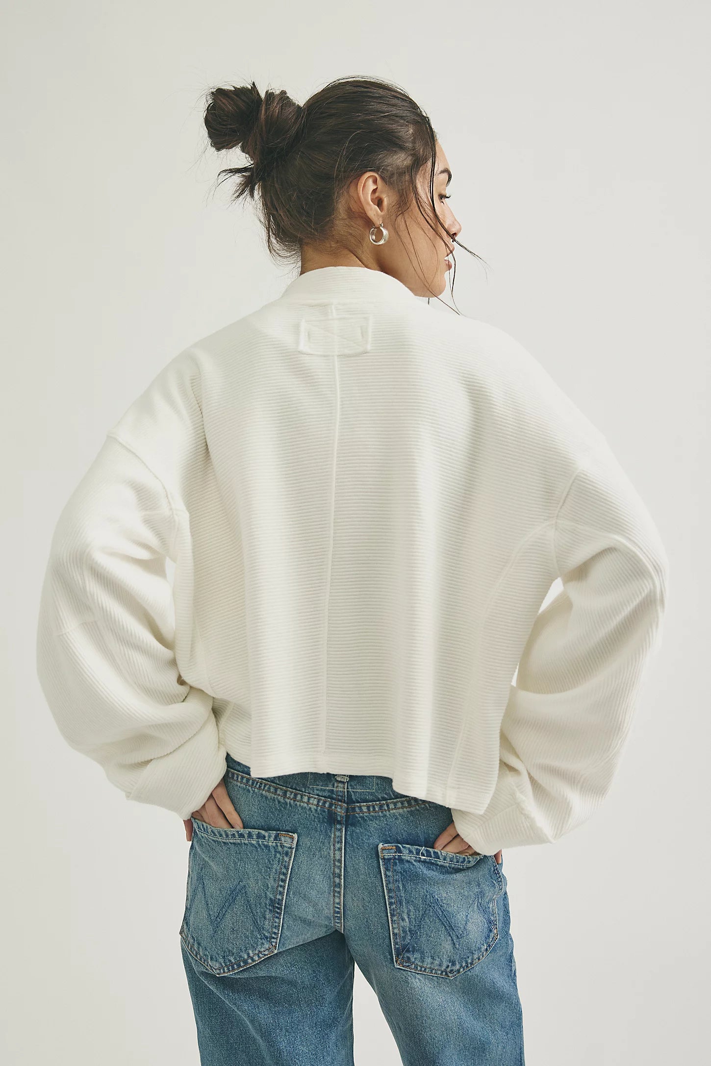 Celeste Quarterzip Clean Ivory