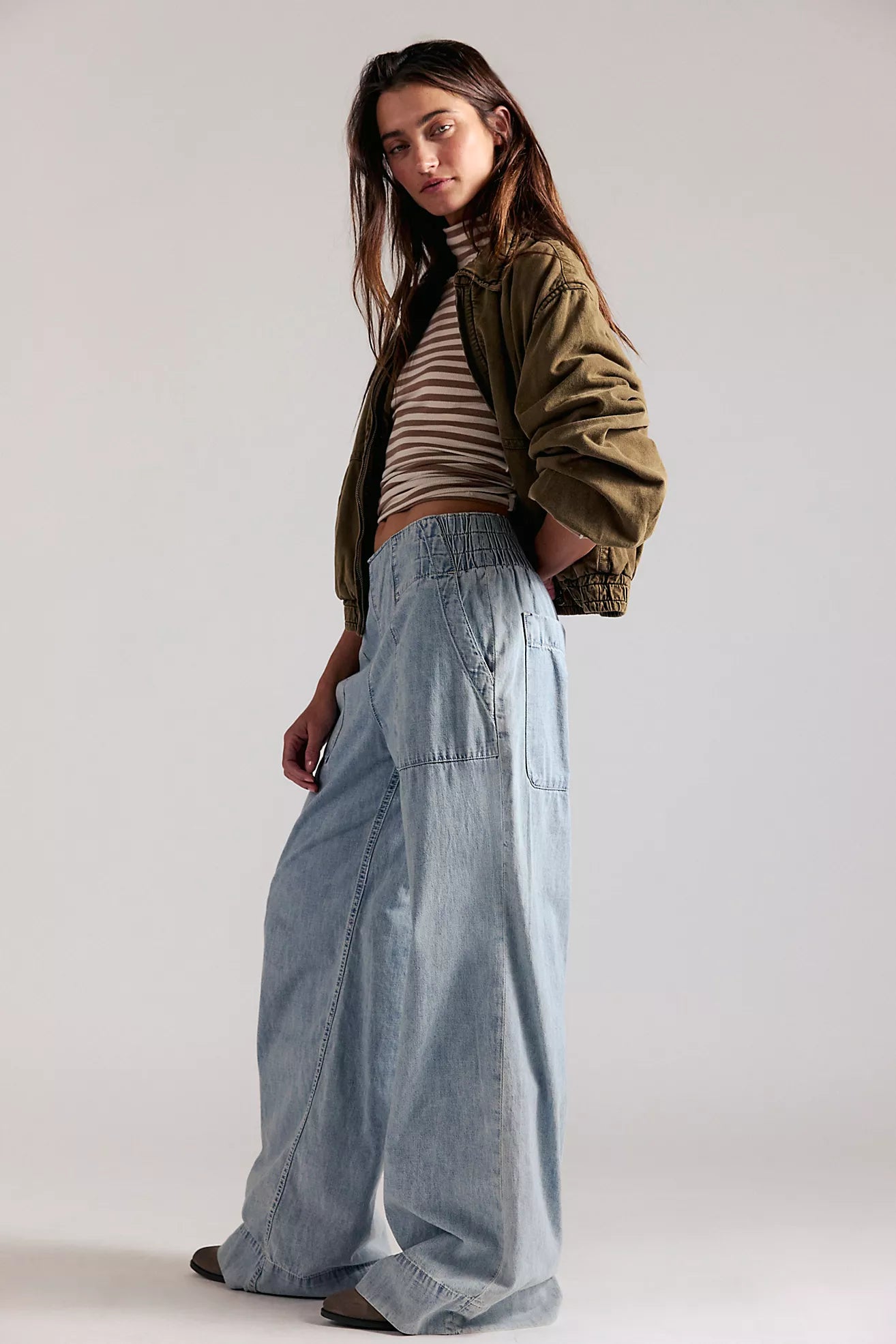 We The Free Breezy Denim Pull-On Jeans