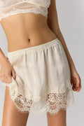 Meet in the Middle Mini Slip Skirt