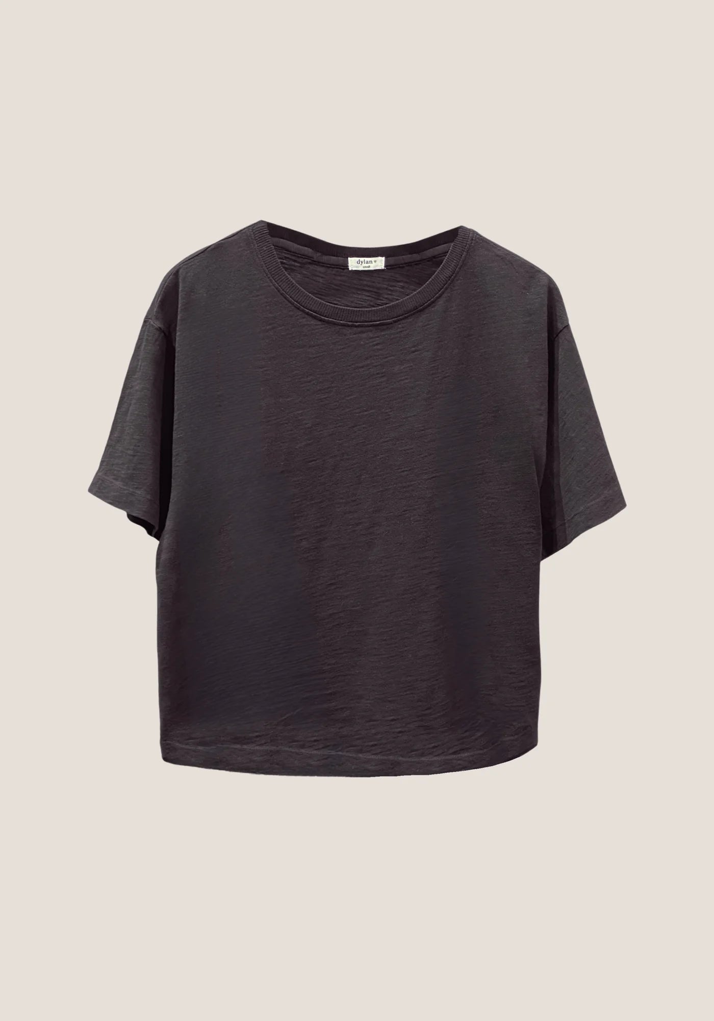 Loose Crew Tee White & Black