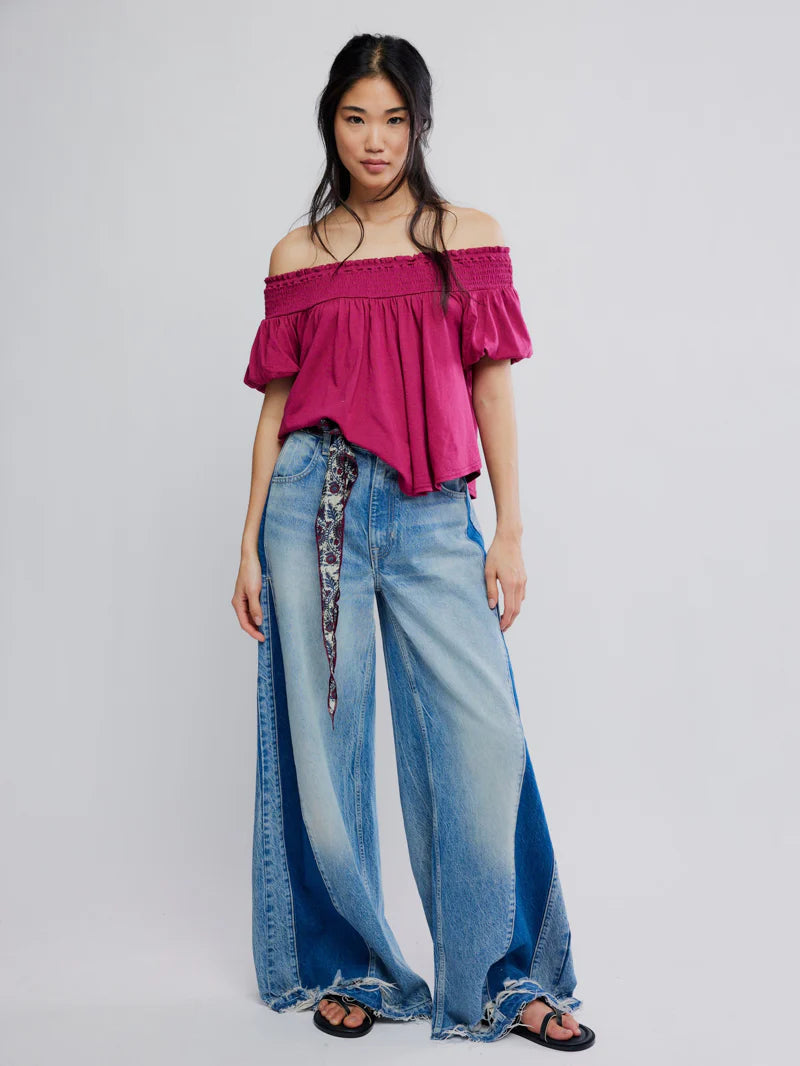 Mabel Knit Top Sangria